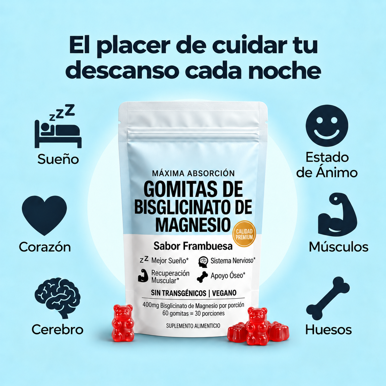 Gomitas de magnesio