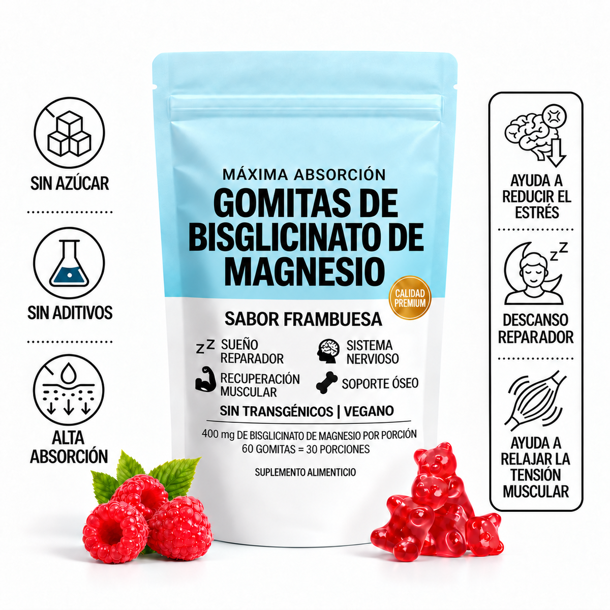 Gomitas de magnesio